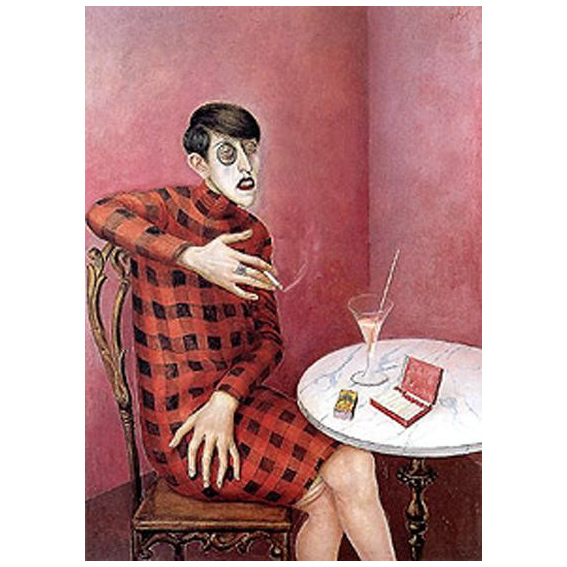 Otto Dix „Bildnis der Journalistin Sylvia von Harden” Öl auf Leinwand, 1926